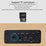 W8C Holzuhr-Subwoofer-Bluetooth-Lautsprecher, unterstützt TF-Karte, U-Disk und 3,5-mm-AUX, Brown Wood, Yellow Wood – Bild 7