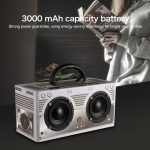 Tragbarer Retro-Bluetooth-Lautsprecher W9 aus Holz, unterstützt TF-Karte und 3,5-mm-AUX – Bild 12