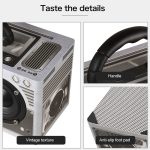 Tragbarer Retro-Bluetooth-Lautsprecher W9 aus Holz, unterstützt TF-Karte und 3,5-mm-AUX – Bild 7
