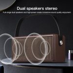 Tragbarer Subwoofer D30, Bluetooth 4.2-Lautsprecher aus Holz, unterstützt TF-Karte und 3,5-mm-AUX- und U-Disk-Wiedergabe – Bild 13