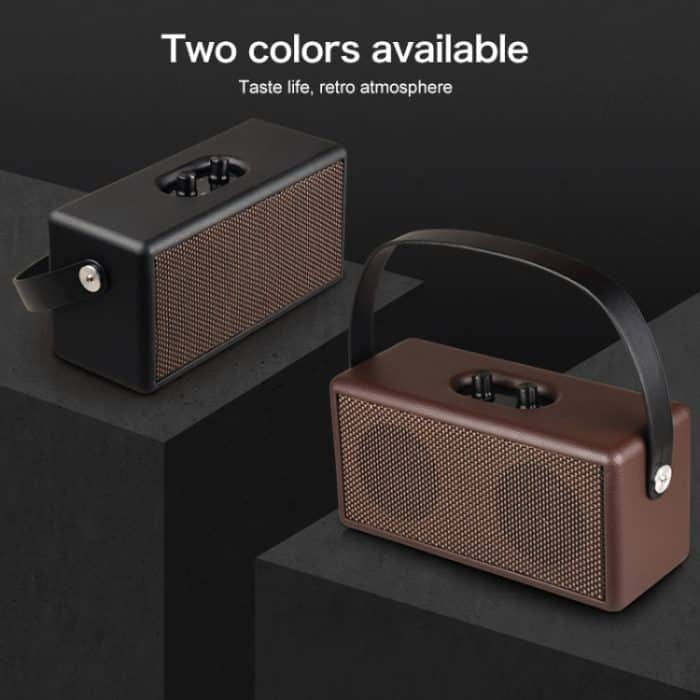 Tragbarer Subwoofer D30, Bluetooth 4.2-Lautsprecher aus Holz, unterstützt TF-Karte und 3,5-mm-AUX- und U-Disk-Wiedergabe – Bild 14