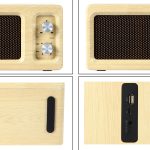 D60 Subwoofer Bluetooth 4.2-Lautsprecher aus Holz, unterstützt TF-Karte und 3,5-mm-AUX- und U-Disk-Wiedergabe – Bild 4