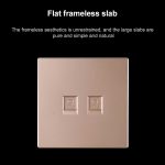 CAT.6-geschirmtes Pass-Through-Netzwerkmodul, Panel mit zwei Ports + geschirmter Pass-Through + Telefonbuchse, Dual Ports Panel+Shielded Pass-through+Telephone Socket – Bild 4