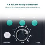 YIHUA 8786D 2 in 1 AC 220V LED-Anzeige Einstellbare Temperatur Heißluftpistole + Lötstation & Lötkolben – Bild 3