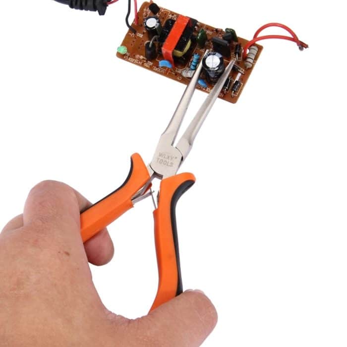 WLXY 4,5 Zoll elektronische Zange Nadelzange Reparatur Handwerkzeug – Bild 6