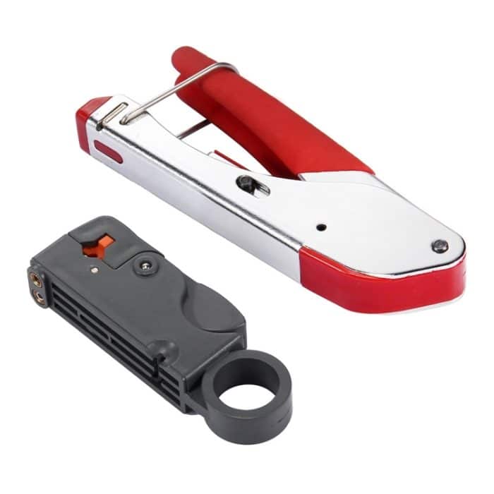 WLXY 518A Crimpzange Reparaturwerkzeugset für Abisolierzangen für Koaxialkabel RG59 / RG6 – Bild 1