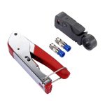 WLXY 518A Crimpzange Reparaturwerkzeugset für Abisolierzangen für Koaxialkabel RG59 / RG6 – Bild 4