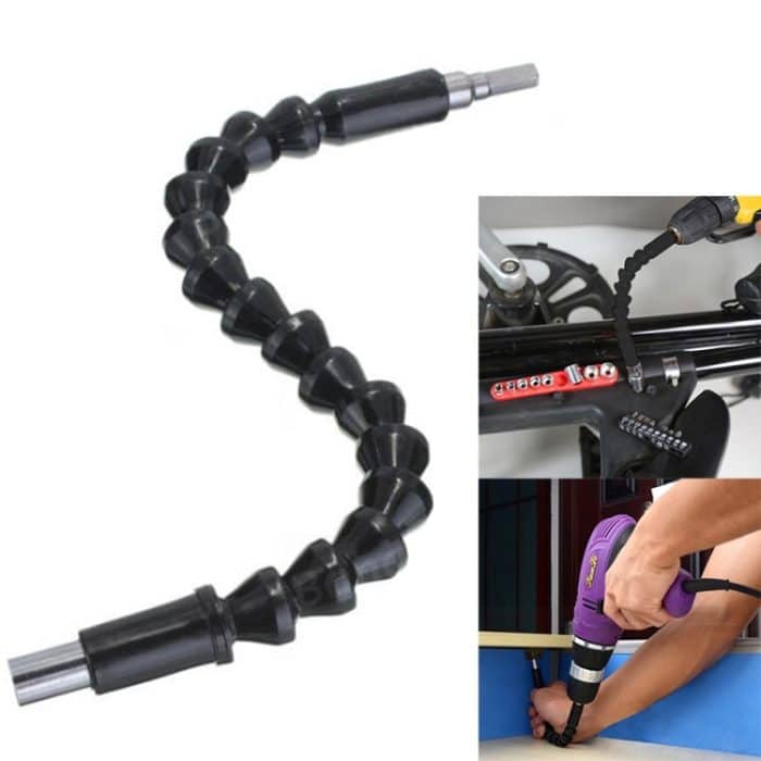 ETP0931.jpg Wiederaufladbarer Kunststoffbohrer Elektrischer Schraubendreher Spezielle Bohrstangen mit flexiblem Wellenmoment, Länge: 20 cm – Bild 1