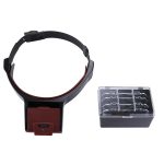 Multifunktionale einstellbare Zahnlese-Lesekopflupe mit 2 LED-Lichtern und 4 Linsen (1,7X, 2X, 2,5X, 4X) – Bild 5