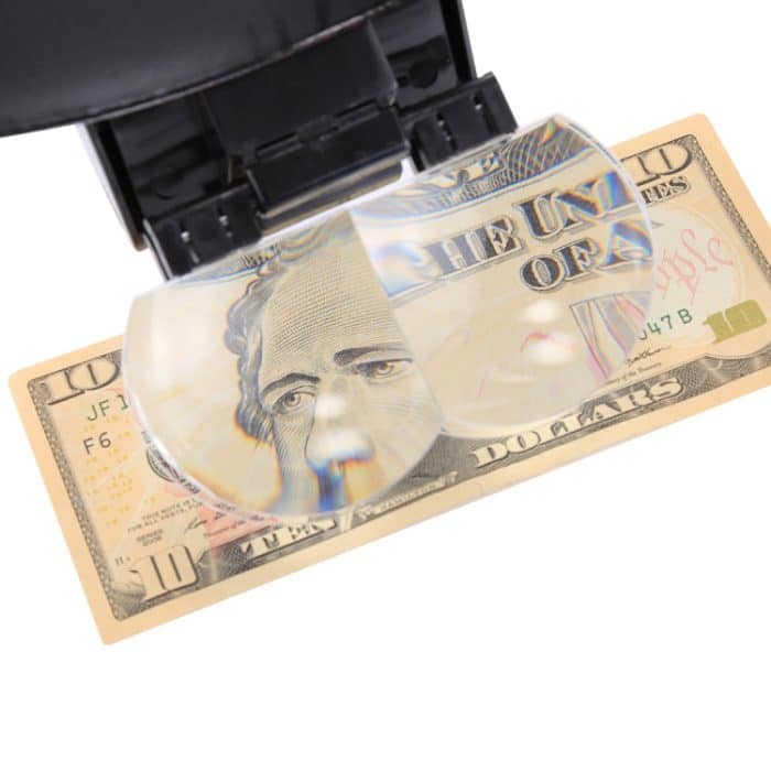 Multifunktionale einstellbare Zahnlese-Lesekopflupe mit 2 LED-Lichtern und 4 Linsen (1,7X, 2X, 2,5X, 4X) – Bild 8