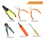 JAKEMY PS-P15 16 in 1 Professionelles LAN-Netzwerkkit Crimper-Kabel Abisolierzange Zange Schraubendreher-Werkzeug – Bild 3