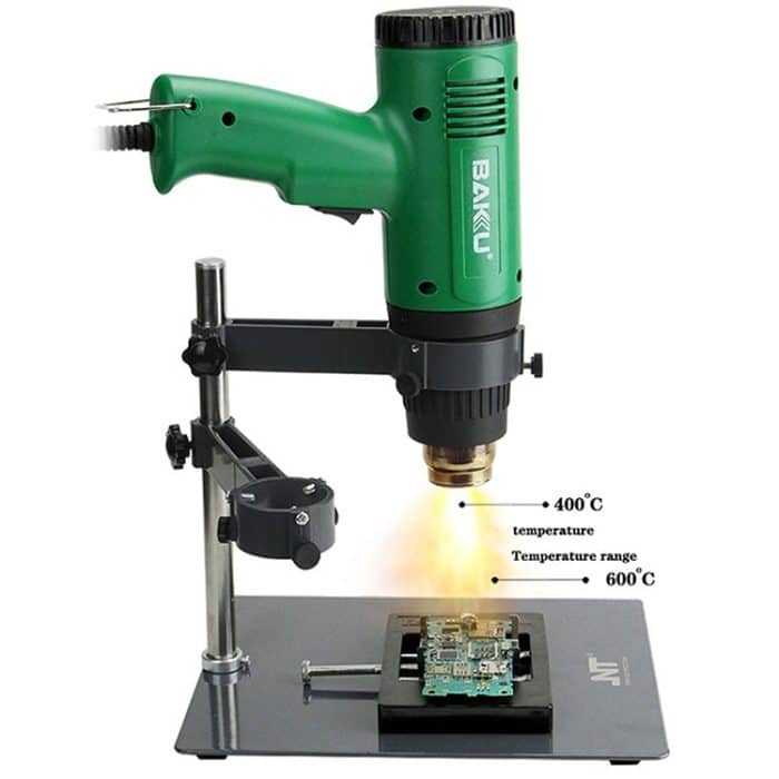 BAKU BK-8033 1600W 50Hz Heißluftpistole, AC 220V, EU-Stecker – Bild 4