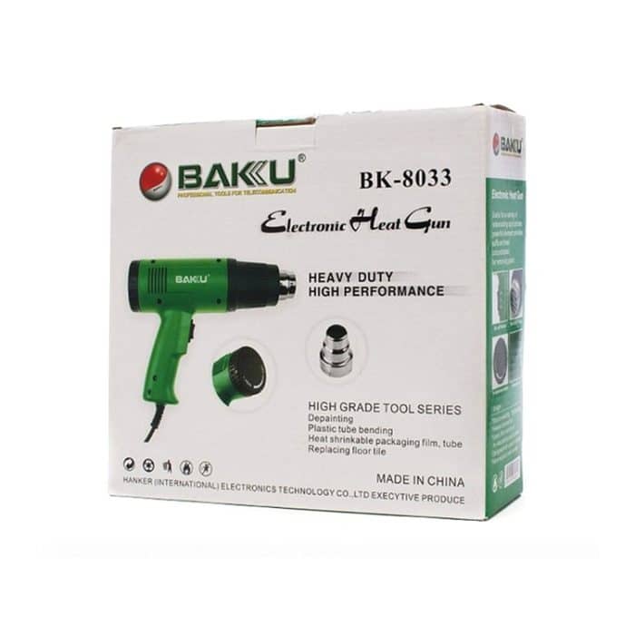 BAKU BK-8033 1600W 50Hz Heißluftpistole, AC 220V, EU-Stecker – Bild 7