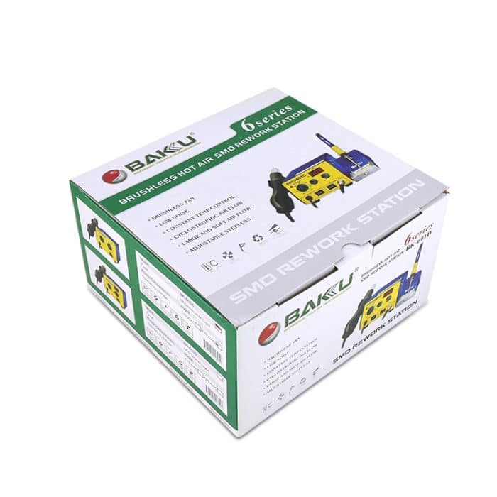 BAKU BK-601D AC 220V LED-Anzeige 2 in 1 Heißluftpistole Lötkolben-Lötstation – Bild 11