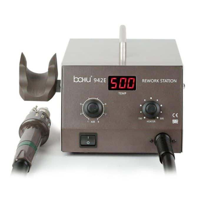 BAKU BA-942E 220V Digitalanzeige Einstellbare Temperatur Heißluftpistole Entlötstation Set, EU-Stecker – Bild 6