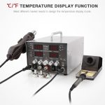 BAKU BA-8305D 220V 3 in 1 4 Digitalanzeige Heißluftpistolensatz, EU-Stecker – Bild 5