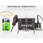 BAKU BA-8305D 220V 3 in 1 4 Digitalanzeige Heißluftpistolensatz, EU-Stecker – Bild 6