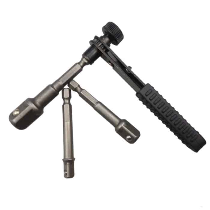 Mini Quick Ratschenschlüssel 1/4 Air Bit Schraubendreherstange 6.35 Quick Simple Steckschlüssel – Bild 3