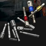 3 PCS / Set Socket Bit Verlängerungsstange Sechskantschaft Adapter Bohrmutter Treiber Bohrer (1/4, 3/8, 1/2 Zoll), Länge: 65-73 mm – Bild 6