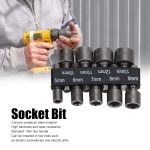 9 PCS / Set 5-13 mm Schraubendreher-Antriebskopf-Steckschlüssel – Bild 5