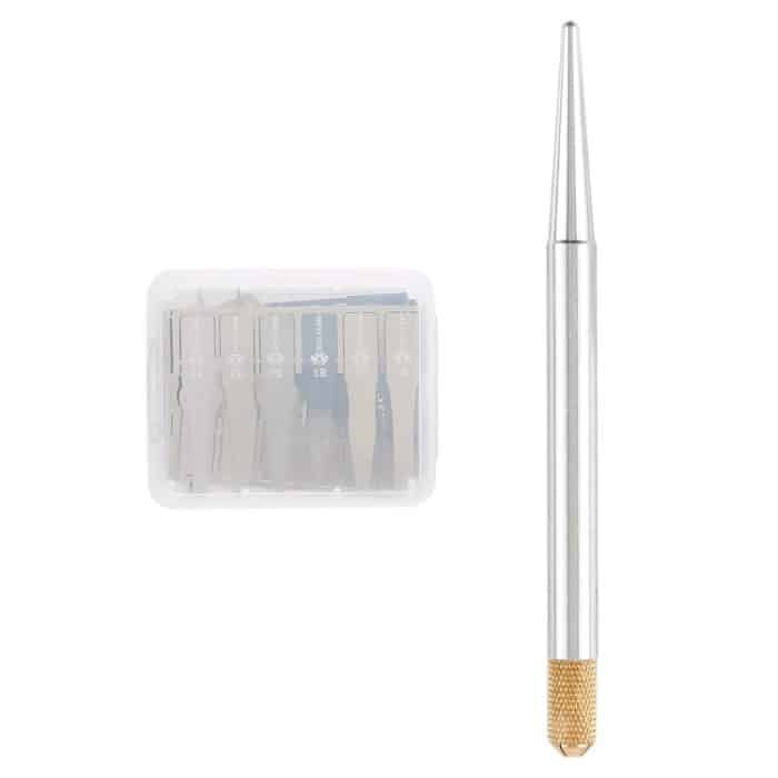 28 in 1 Telefon CPU BGA Chip Entfernung Reparatur Silikon Mangan Legierung Klingen Kratzmesser Set – Bild 6