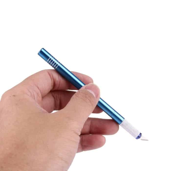 WLXY-9307B Metallschnitzmesser Professionelles Reparaturwerkzeug für Mobiltelefone mit 8 Klingen – Bild 5