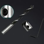 4 in 1 Holzbearbeitungs-Senkfase Dreipunkt-Hochgeschwindigkeits-Stahlbohrer-Set, 3-6 mm – Bild 3