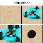 Fliesen Glas Marmor Loch Fixierer Fliesen Perforated Locator Fliesen Glas Marmor Perforated Fixer Drill Locator Fliesen Fase – Bild 5