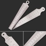Wedge Feeler Gap 15-30mm Lineal aus Edelstahl Inspection Taper Gauge Metrisches imperiales Messwerkzeug – Bild 2