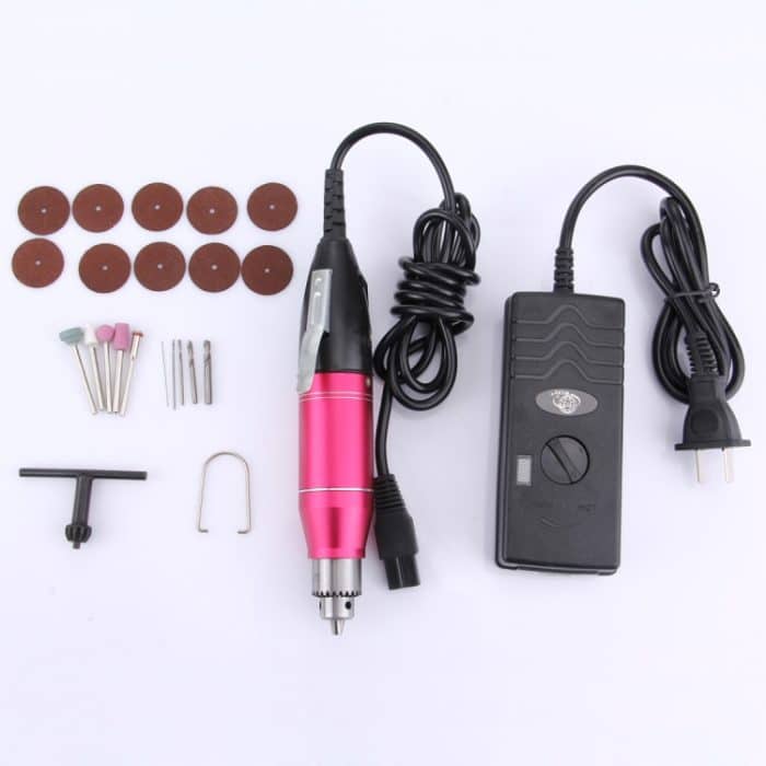 WLXY WL-320 Mini-Elektroschleifer mit Geschwindigkeitsregelung, 110 V–240 V, geeignetes Bohrfutter: 0,3 mm–4,0 mm, US-Stecker, WL-320 – Bild 6