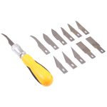 WLXY WL-9305 Hochwertiges Schnitzmesserset, Messerlänge: 15,5 cm – Bild 2