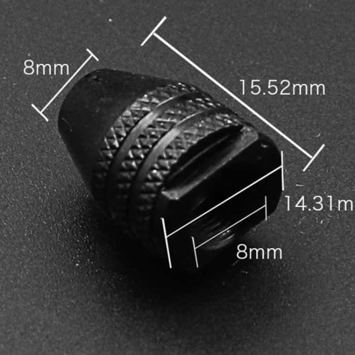 Elektrische Schleifmaschine M8 x 0,75 mm 0,3-3,2 mm Keyless Rotary Tool Dreibackenfutter (kurz) – Bild 4
