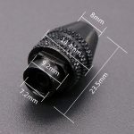 Elektrische Schleifmaschine M8 x 0,75 mm 0,3-3,2 mm Keyless Rotary Tool Dreibackenfutter (lang) – Bild 4