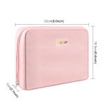 FunAdd Federmäppchen mit großem Fassungsvermögen, Aufbewahrungsorganisator, Kosmetiktasche aus Segeltuch, Größe: 230 x 170 x 75 mm, 230 x 170 x 75mm – Bild 2