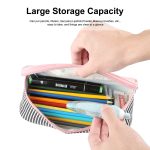 HAWEEL Federmäppchen, Kosmetikaufbewahrung, Organizer, Segeltuch, Brillentasche, Größe: 230 x 110 x 70 mm, 230 x 110 x 70mm – Bild 4