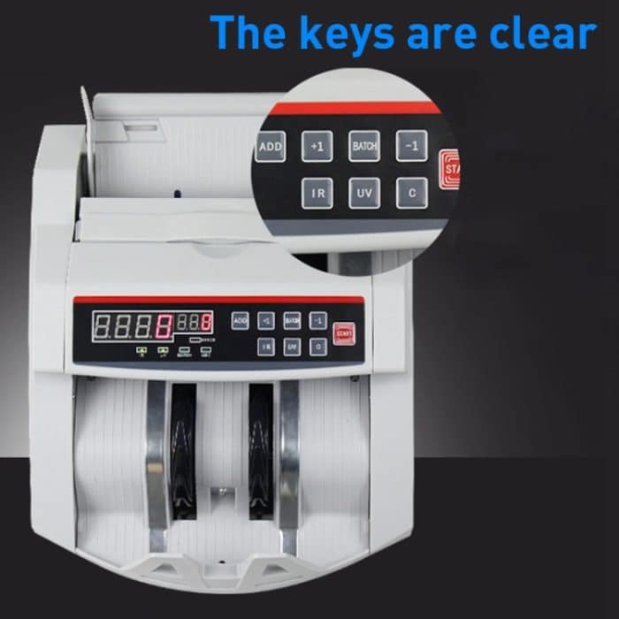 2108UV/IR 220 V Währungszähler für mehrere Währungen, Spezifikation: EU-Stecker – Bild 5