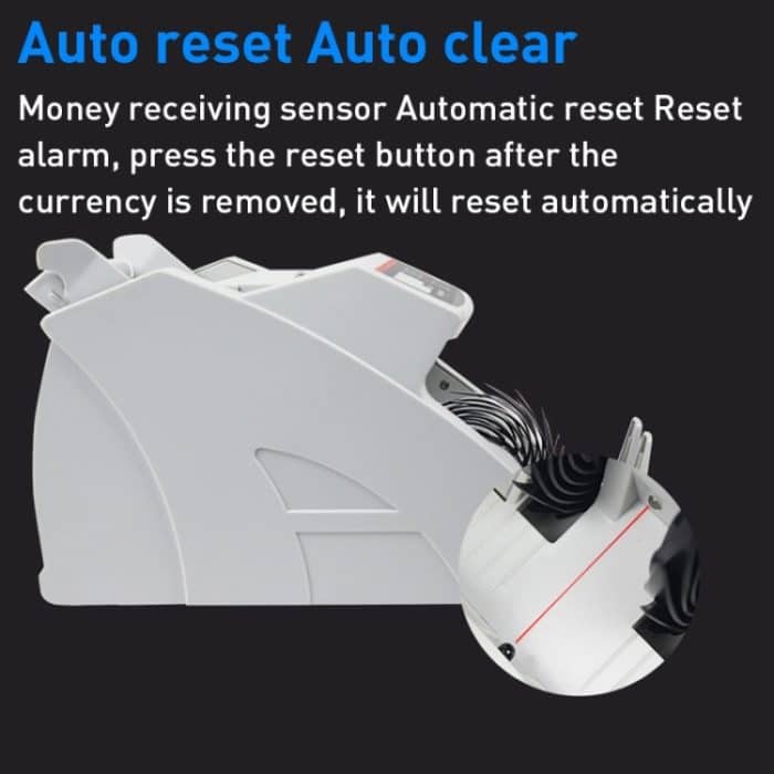 2108UV/IR 220 V Währungszähler für mehrere Währungen, Spezifikation: EU-Stecker – Bild 6