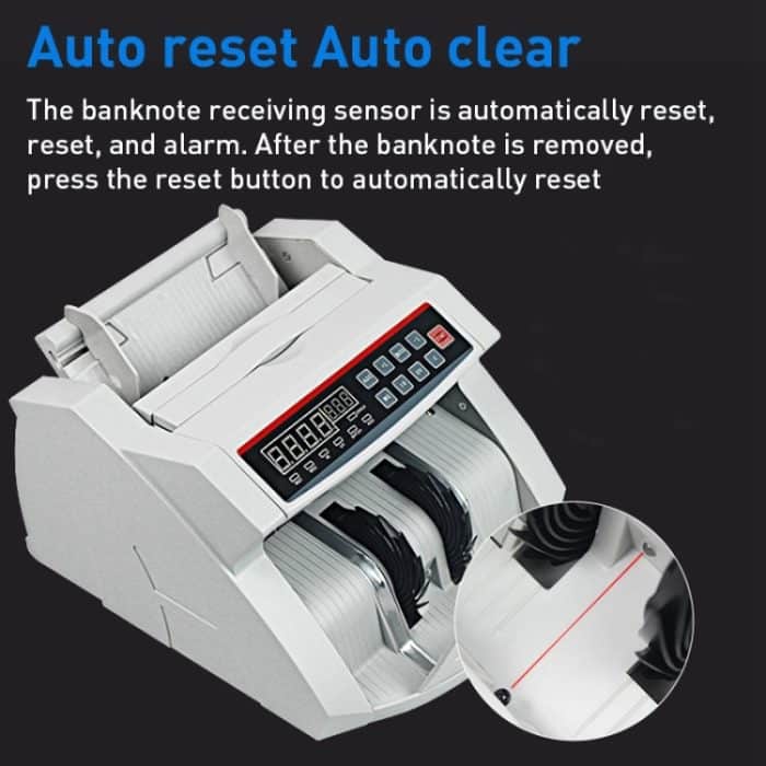 2108 UVMGIR 220 V Multifunktions-Geldzähler mit mehreren Währungen, Spezifikationen: EU-Stecker – Bild 5