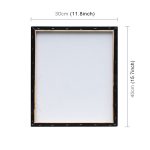 3 Stück Holzöl-Leinwand, Rahmengröße: 30 x 40 x 5 cm, 30*40*5cm – Bild 3