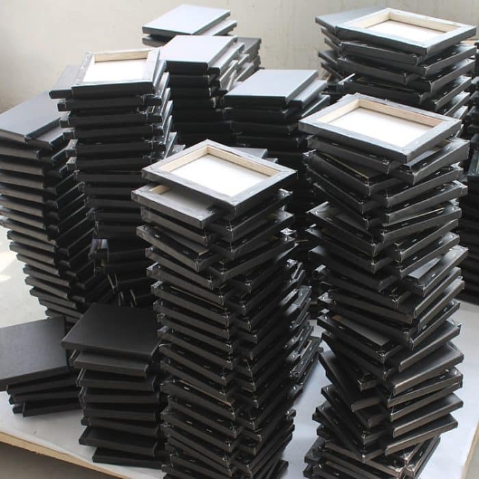 3 Stück Holzöl-Leinwand, Rahmengröße: 30 x 40 x 5 cm, 30*40*5cm – Bild 6