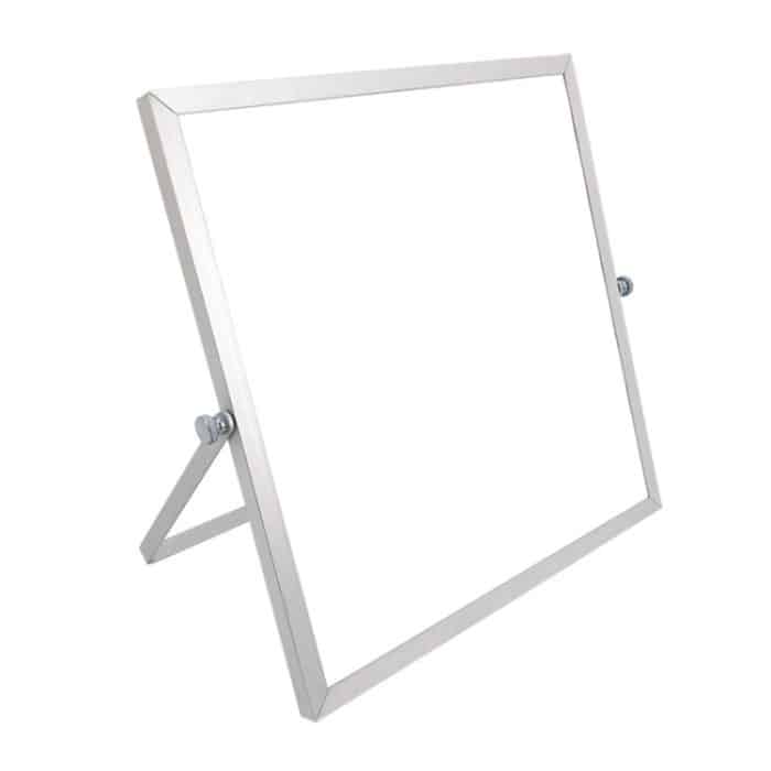 Tragbares magnetisches Desktop-kleines Whiteboard-Nachrichtenschreibbrett, Größe: 25 cm x 25 cm – Bild 3