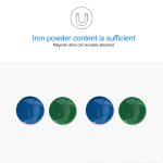 Tragbares magnetisches Desktop-kleines Whiteboard-Nachrichtenschreibbrett, Größe: 25 cm x 25 cm – Bild 8