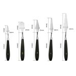 5 in 1 qst express kunst liefert malen toning edelstahl schaber – Bild 2