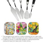 5 in 1 qst express kunst liefert malen toning edelstahl schaber – Bild 6