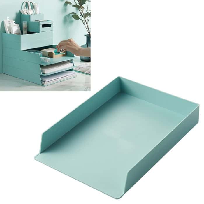 Abnehmbare, zusammengebaute Aktenaufbewahrungsbox im A4-Format für den Schreibtisch, 0115-1 (Blue Green), 0115-1 (Grey White) – Bild 1
