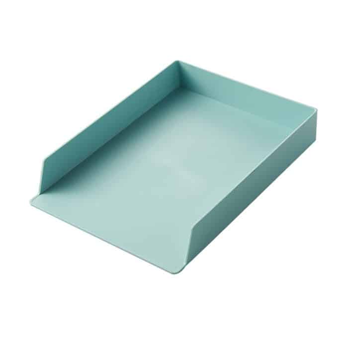 Abnehmbare, zusammengebaute Aktenaufbewahrungsbox im A4-Format für den Schreibtisch, 0115-1 (Blue Green), 0115-1 (Grey White) – Bild 2