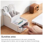 Abnehmbare, zusammengebaute Desktop-Aufbewahrungsbox für kleine Dateien, 0115-3 (Blue Green), 0115-3 (Grey White) – Bild 7