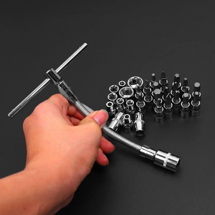 53 In 1 Multifunktions-Autoreparaturkombinations-Werkzeugkasten-Ratschenschlüsselsatz – Bild 5