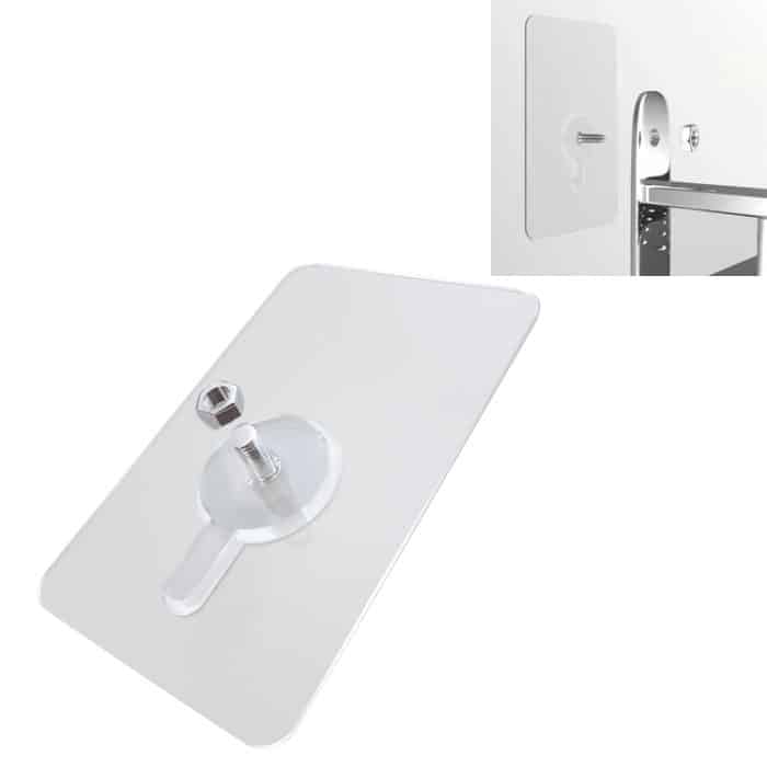HAC0020T.jpg Schraubenhafter Haken zum Aufhängen an der Wand, stanzfreier Wandaufkleber-Haken, Schraubenlänge: 6 mm, 6mm – Bild 1