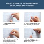 Schraubenhafter Haken zum Aufhängen an der Wand, stanzfreier Wandaufkleber-Haken, Schraubenlänge: 6 mm, 6mm – Bild 5